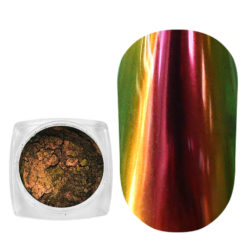 Komilfo втирка Жук №002 (зелено-розово-золотой), 0,5 г