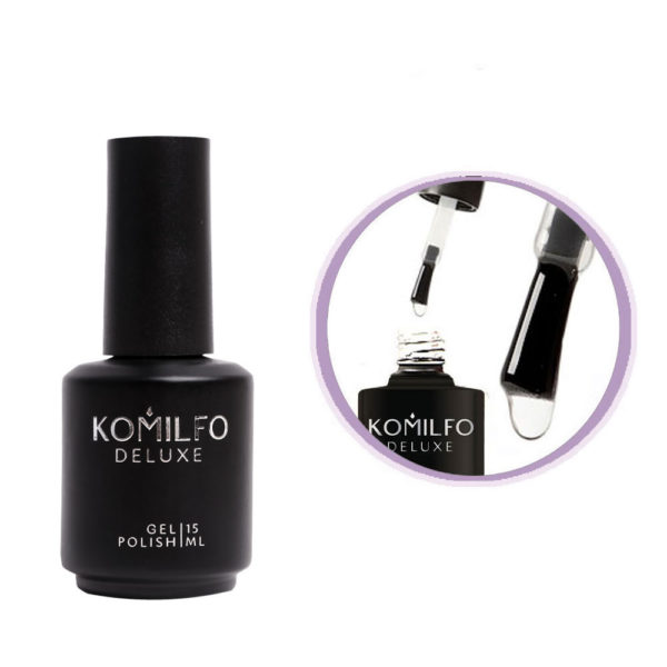 Komilfo No Wipe No UV Top - топ для гель-лака без липкого слоя БЕЗ УФ-фильтров, 15 мл 2