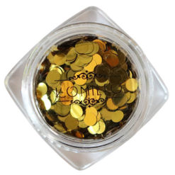 Komilfo диско дизайн №027, золото, 3 мм (1 г)