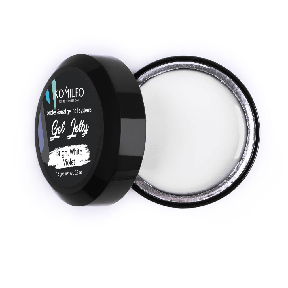 Komilfo Gel Jelly Bright White Violet, 15 g Komilfo.ua