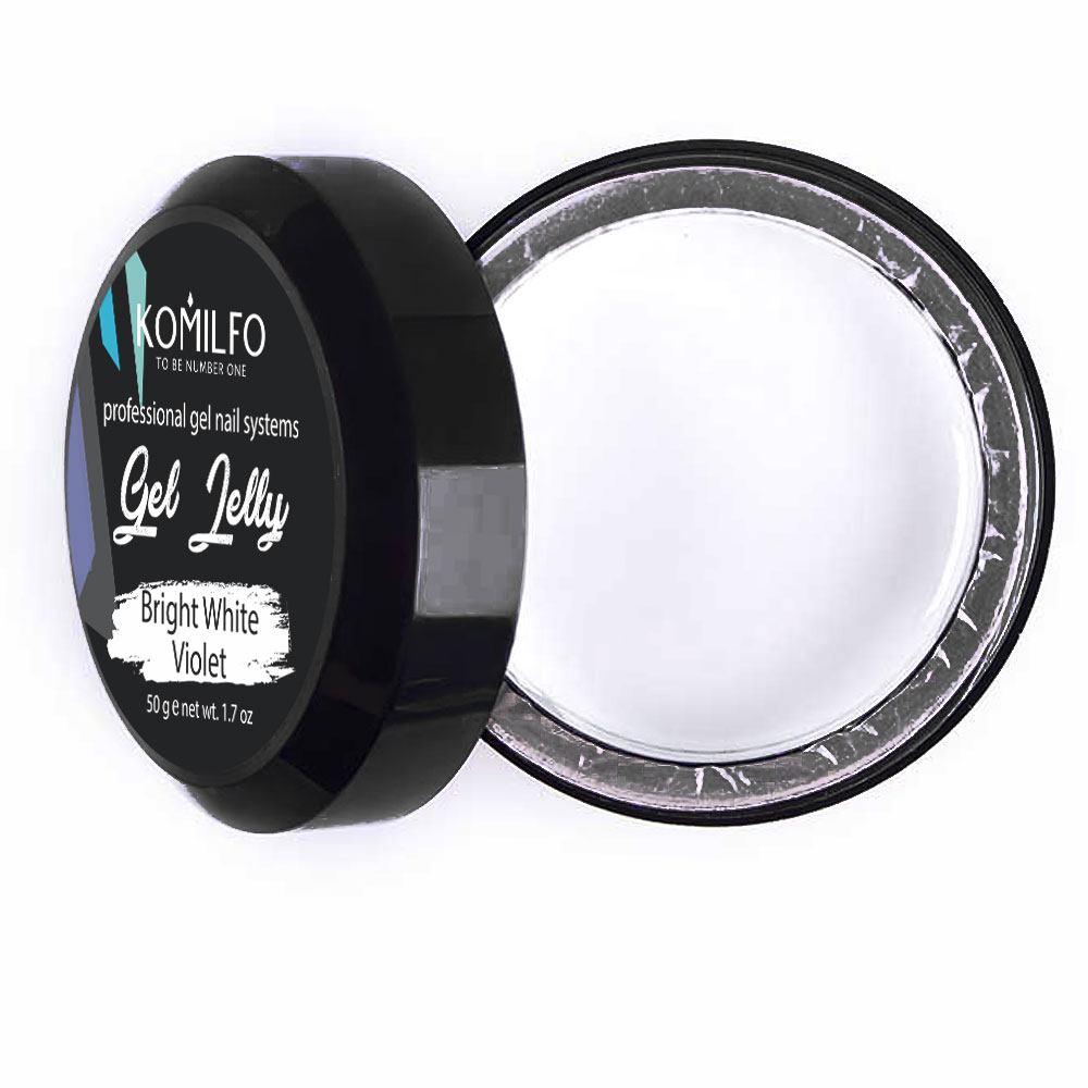 Komilfo Gel Jelly Bright White Violet, 50 г Komilfo.ua
