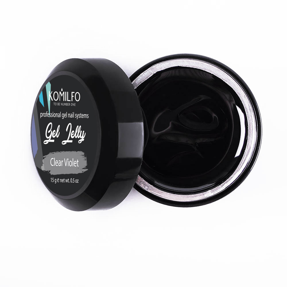 Komilfo Gel Jelly Clear Violet, 15 г Komilfo.ua