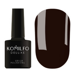 Gel Polish Komilfo Deluxe Series Dusk Collection D298 (dark brown, enamel), 8 ml