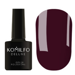 Gel Polish Komilfo Deluxe Series Dusk Collection D303 (burgundy eggplant, enamel), 8 ml