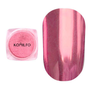Komilfo Mirror Powder №010, ніжно-рожевий, 0,5 г 4