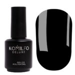 Gel polish Komilfo Deluxe Series D001 (black, enamel), 15 ml 6