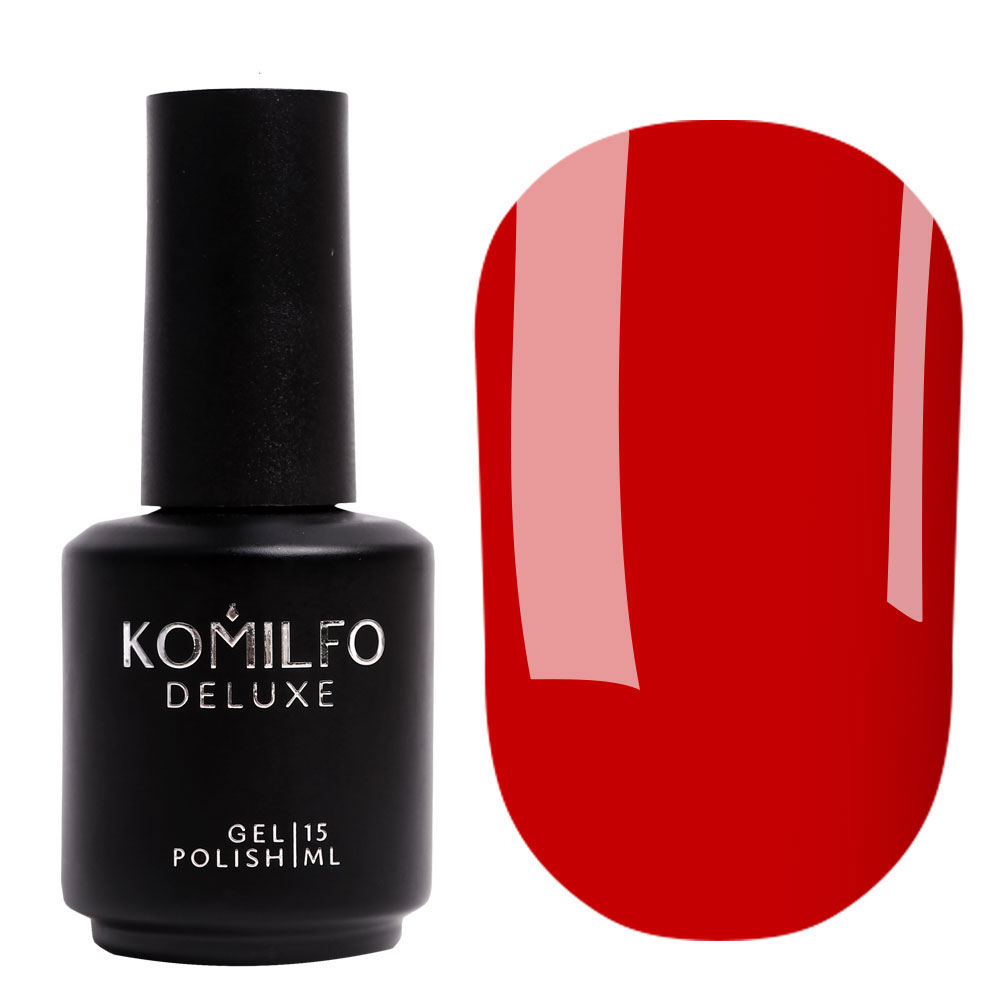 Gel Polish Komilfo Deluxe Series D082 (classic red, enamel), 15 ml –