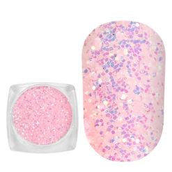 Komilfo photochromic spangles 006, size 0.4 mm, (pink/violet photochrome) 2.5 g