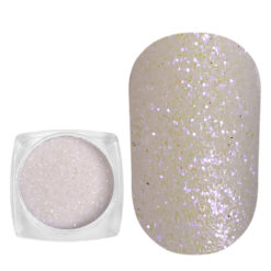 Komilfo блесточки 034E, размер 0,2 мм (белые c синим переливом) 2,5 г