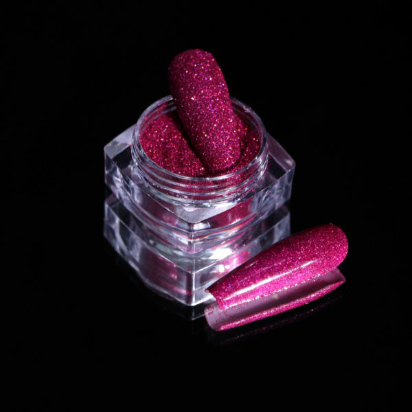 Komilfo spangles 006, size 0.1 mm, (pink-red hologram) E2.5 g 8