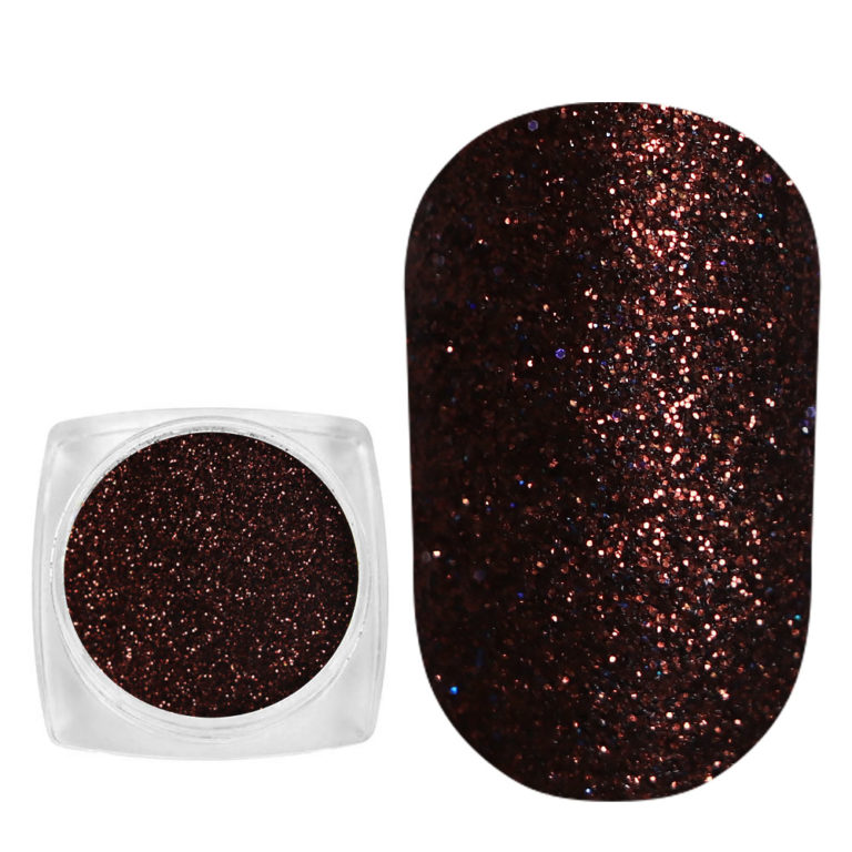 Komilfo spangles 063, size 0.08 mm, (brown) E, 2.5 g 7
