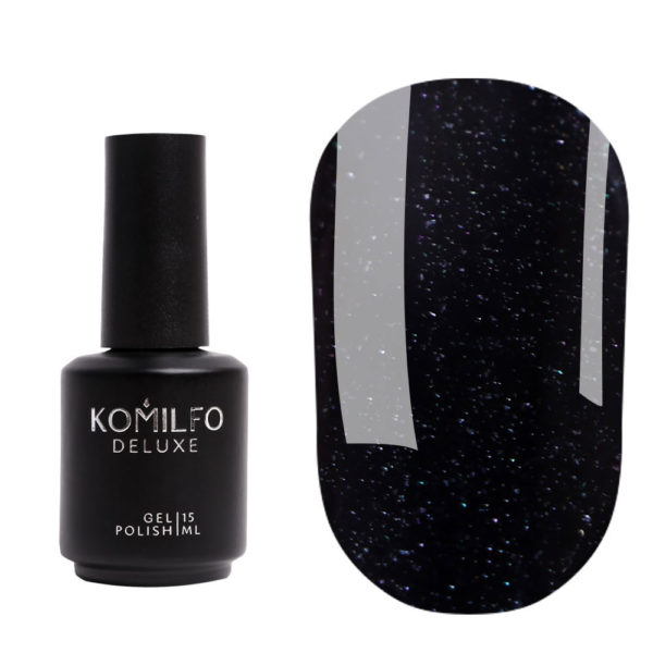 Komilfo No Wipe Glitter Top - топ для гель-лаку з гліттером без ЛШ, 15 мл 2