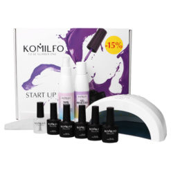 Komilfo set for gel polish coating "Start Up I" (with lamp)
