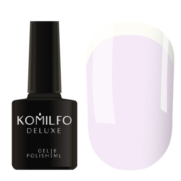 Гель-лак Komilfo French Collection №F011 (светло-сиреневый, эмаль, для френча), 8 мл 2