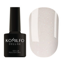 Gel Polish Komilfo Moon Crush 005 (milky, green-blue-gold sparkles, translucent), 8 ml 4