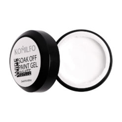 Soak off гель-фарба Komilfo №002 White, 5 мл