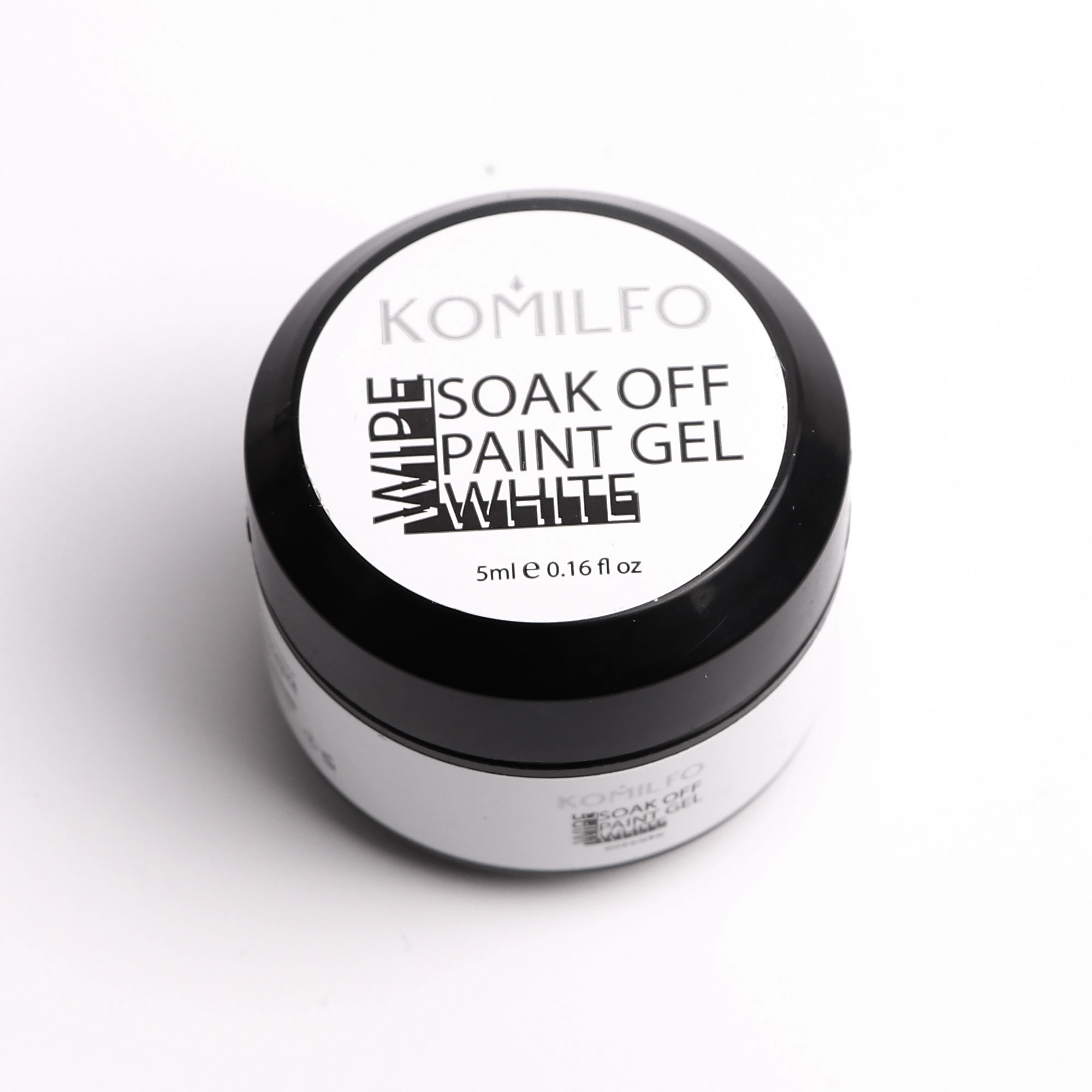 Komilfo гельфарба Soak Off, White, Wipe, 5 мл Komilfo.ua