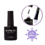 Komilfo No Wipe Rubber Top - топ для гель-лака без липкого слоя с УФ-фильтрами, 8 мл 6