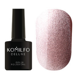 Гель-лак Komilfo 9D Cat's eye Nude 001 (бежевый, магнитный), 8 мл