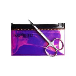 Komilfo SAFE + safety nail scissors, 22 mm, in dichroic case