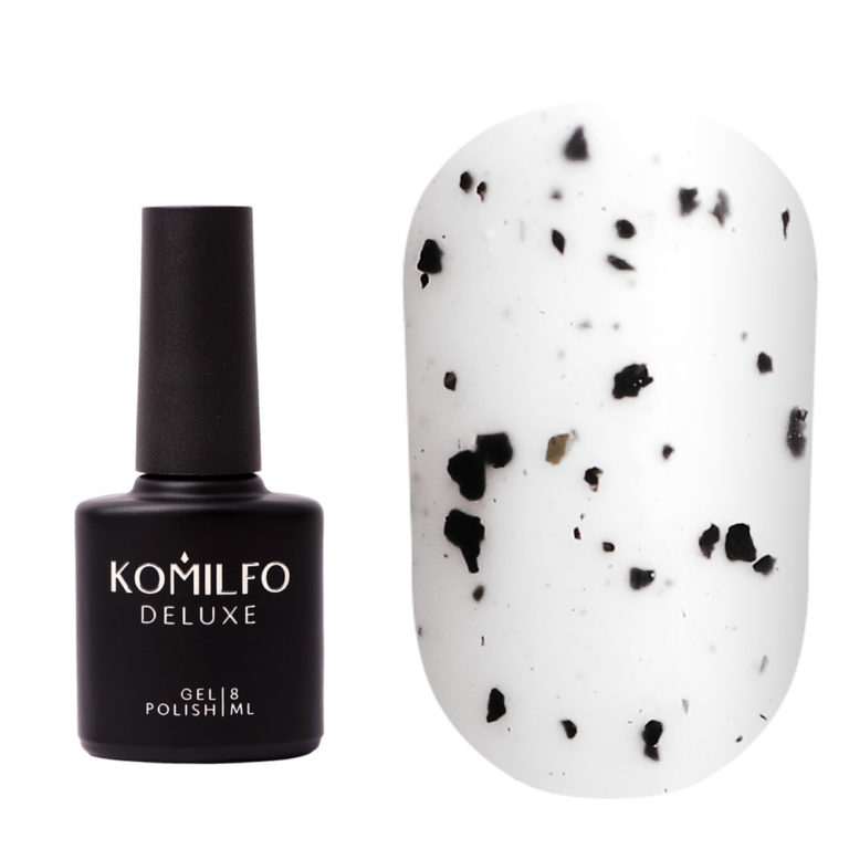 Komilfo No Wipe Matte Spotty Top - matte top without a sticky layer with torn crumbs, 8 ml 7