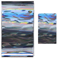 Foil for design, silver fog, hologram