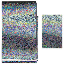 Foil for design, silver dots small, hologram