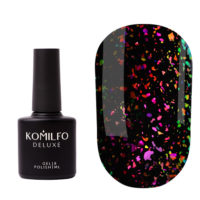 Komilfo No Wipe Chameleon Top - топ без липкого слоя с хлопьями единорог, 8 мл 4