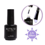 Komilfo No Wipe Rubber Top - топ для гель-лака без липкого слоя с УФ-фильтрами, 15 мл 6