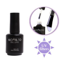 Komilfo No Wipe Rubber Top - топ для гель-лака без липкого слоя с УФ-фильтрами, 15 мл 4