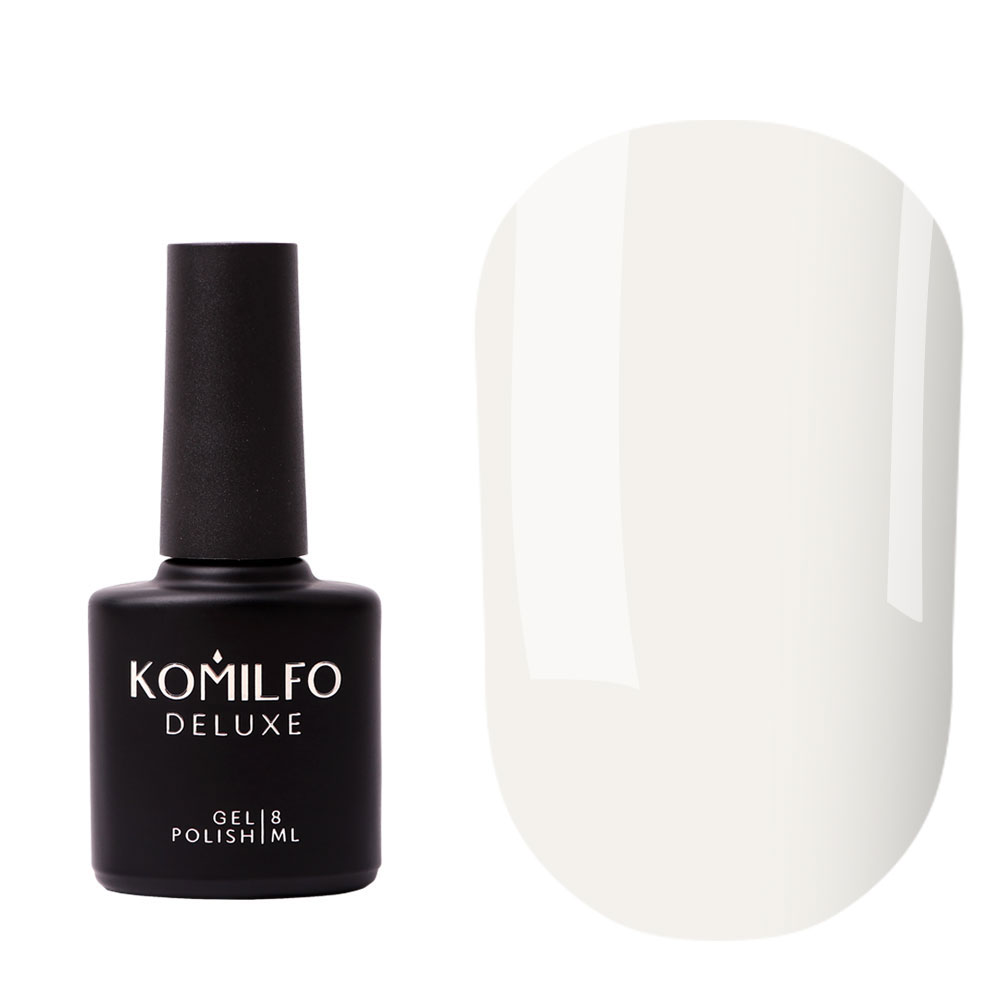 Komilfo No Wipe Milky White Top - топ без липкого слоя, молочно-белый, 8 мл 1