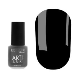 Komilfo ArtiLux 029 nail polish (black, enamel), 4 ml