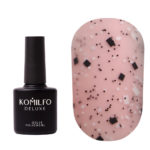 Komilfo No Wipe Matte Top Stone - Matte top without a SL with black and white elements, 8 ml 6