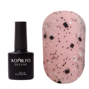 Komilfo No Wipe Matte Top Stone - Matte top without a SL with black and white elements, 8 ml 5
