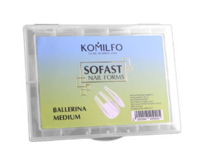 Komilfo SoFast Nail Forms Ballerina Medium, 240 pcs 3