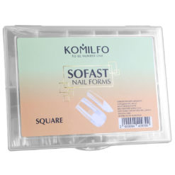 Komilfo SoFast Nail Forms Square, 240 шт