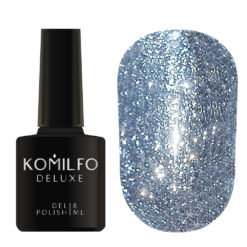 Komilfo Liquid Glam Gel LGG010 (silver blue, sequins), 8 ml