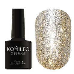 Komilfo Liquid Glam Gel LGG003 (golden, sequins), 8 ml