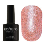 Komilfo Liquid Glam Gel LGG007 (deep pink, sequins), 8 ml 6