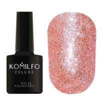 Komilfo Liquid Glam Gel LGG007 (deep pink, sequins), 8 ml 4