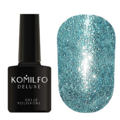 Komilfo Liquid Glam Gel LGG009 (turquoise, sequins), 8 ml