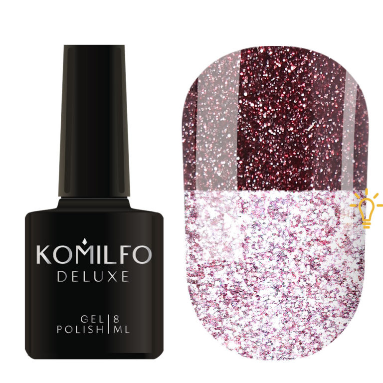 Komilfo Luminous Collection L009 (винный, светоотражающий), 8 мл 7