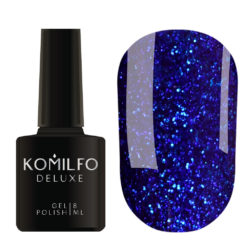 Gel Polish Komilfo Stardust Glitter 006 (blue with small glitters), 8 ml