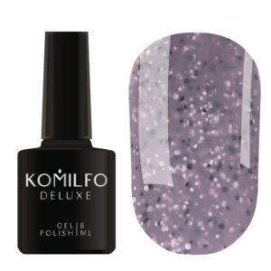 Гель-лак Komilfo Stone Collection ST001 (серый, с крошкой), 8 мл 5