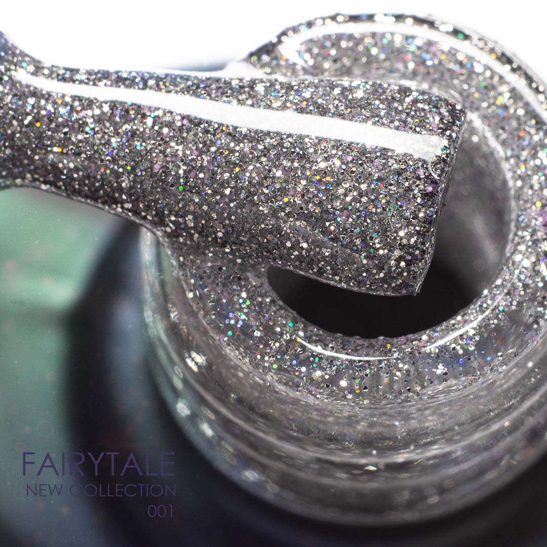 Гель-лак Komilfo Fairytale Cat Eye 001 (серебристый, магнитный