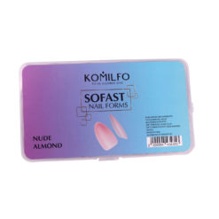 Komilfo SoFast Nail Forms Nude Almond - формы для наращивания, 300 шт
