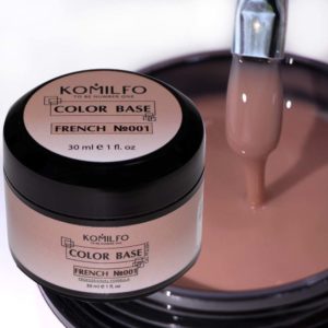 Komilfo Color Base French 001, 30 мл (гель-банка) 5