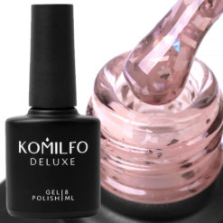 Komilfo Glassy Base GB007 (peach-pink with flakes), 8 ml