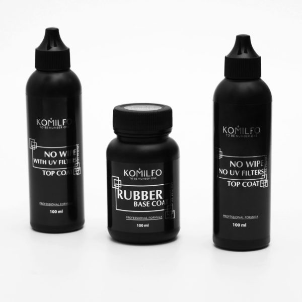 Komilfo Rubber Base Coat - rubber base for gel polish without brush, 100 ml 8