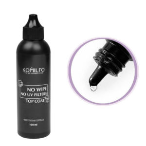 Komilfo No Wipe No UV Top - top for gel polish without a sticky layer WITHOUT UV filters, 100 ml 5